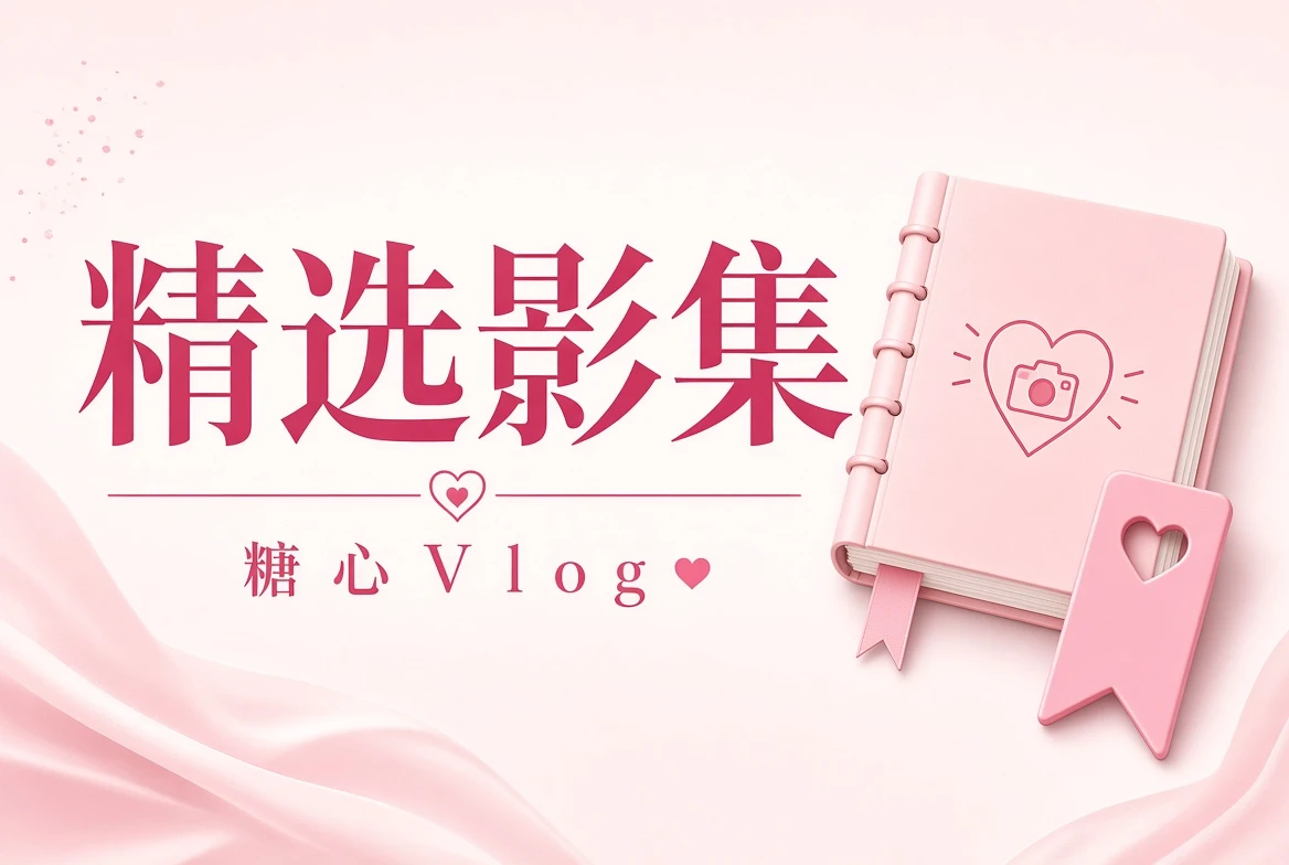 糖心Vlog 影集架的主题视觉