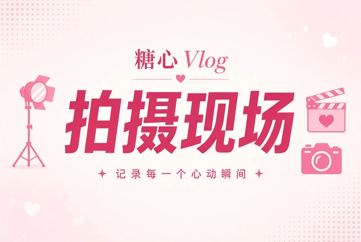 糖心Vlog片场簿主题视觉